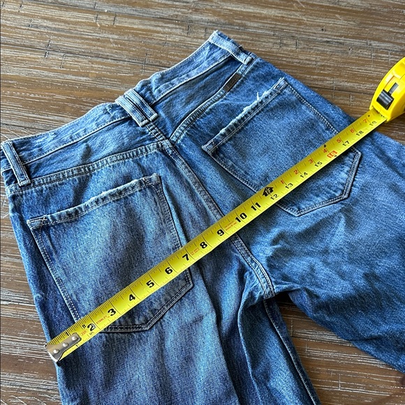 KanCan High Rise Distressed 90's Flare Medium Wash Denim Jeans Size 3/25 - Picture 10 of 15